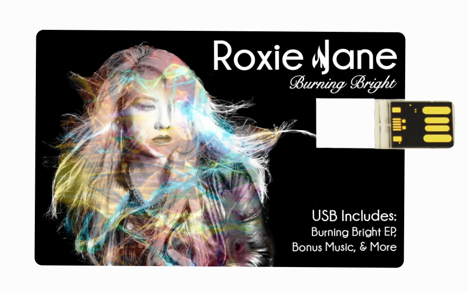USB CARD (includes all Roxie Jane's music (EP's & Singles) and extras